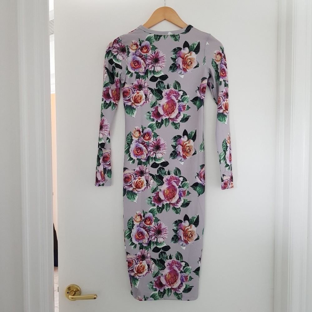 Zara Floral Midi Dress - Picture 6 of 8